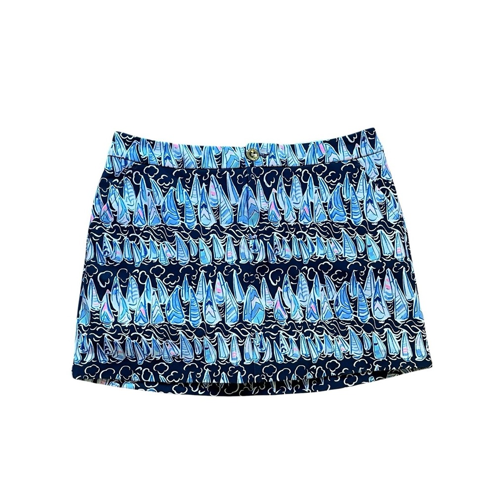 LILLY PULITZER Colette Knit Skort "SAILS AND STRIPES" Size 4